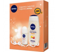 Набор Nivea Прикосновение красоты (Дезодорант роликовый+Гель для душа 250мл)