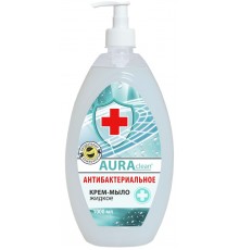 Мыло жидкое AURA Clean Антибактериальное (1 л)