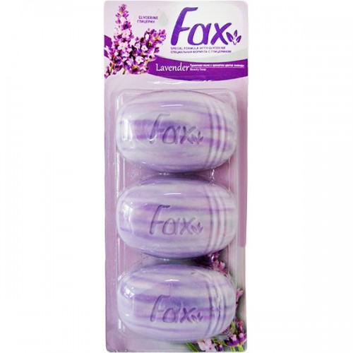 Мыло туалетное Fax Lavender (3*115 гр)