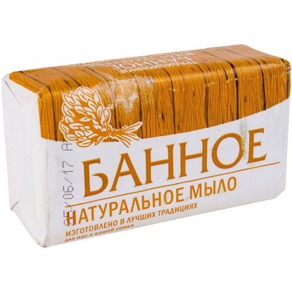 Мыло туалетное Натуральное Банное (160 гр) Мыло туалетное Натуральное Банное (160 гр)
