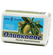 Мыло туалетное Натуральные ароматы Оливковое (90 гр)