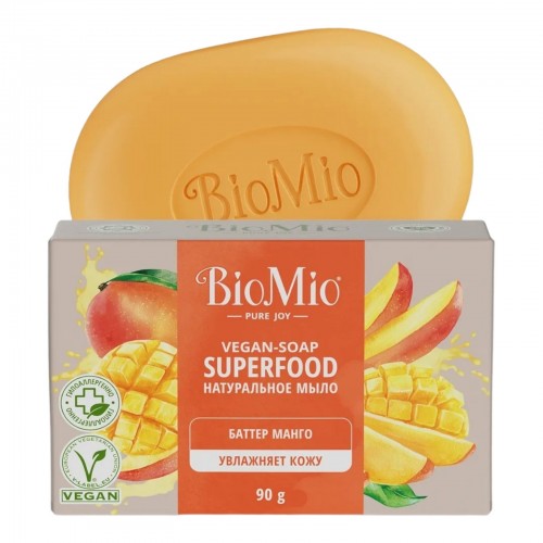 Мыло туалетное BioMio Vegan-Soap Манго (90 гр)