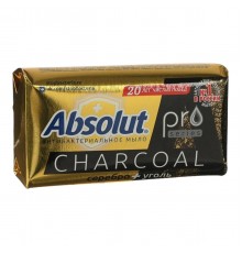 Мыло туалетное Absolut Pro Серебро + уголь (90 гр)