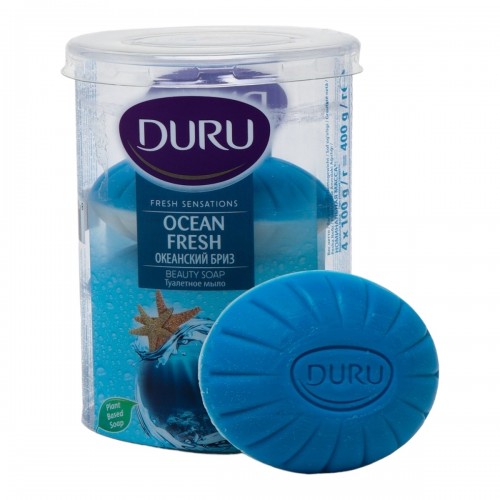 Мыло туалетное Duru Fresh Океанский бриз (4*100 гр)