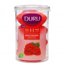 Мыло туалетное Duru Fresh Увлажняющий крем и Роза (4*100 гр)