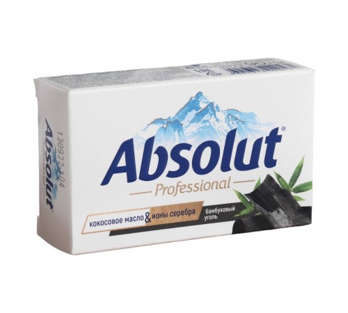 Мыло туалетное Absolut Professional Бамбуковый уголь (90 гр)