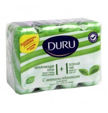 Мыло туалетное Duru 1+1 Зеленый чай (4*80 гр)