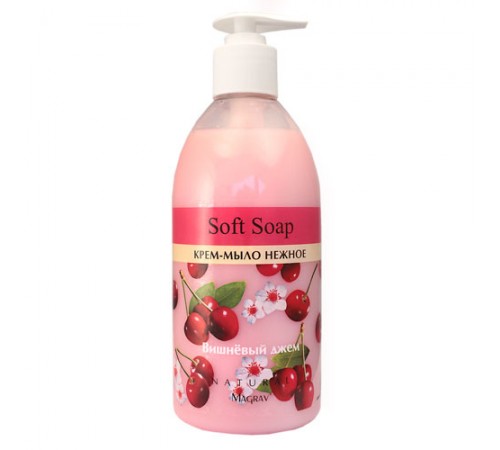 Крем-мыло Magrav Soft Soap Вишневый джем (530 мл)