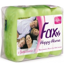 Мыло туалетное Fax Happy Home Зеленое (4*70 гр)