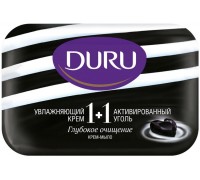 Мыло туалетное Duru 1+1 Активированный уголь (80 гр)