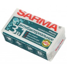 Мыло хозяйственное Sarma Антибактериальное (140 гр)