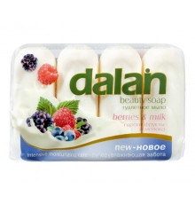 Мыло туалетное Dalan Beauty Ягоды и молоко (4х90 гр)