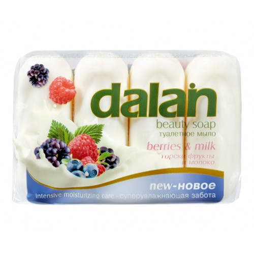 Мыло туалетное Dalan Beauty Ягоды и молоко (4х90 гр)