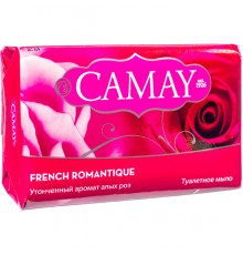 Мыло туалетное Camay French Romantique Алые Розы (85 гр)