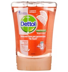 Жидкое мыло Dettol Грейпфрут Запасной блок для диспенсера (250 мл)
