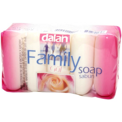 Мыло туалетное Dalan Family Роза (5х75 гр)
