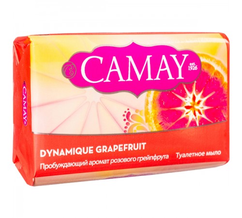 Мыло туалетное Camay Dynamique Grapefruit Динамик (85 гр)