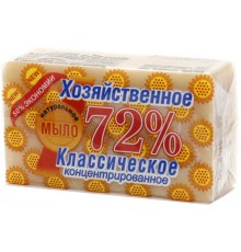Мыло хозяйственное Аист 72% Классическое (150 гр)