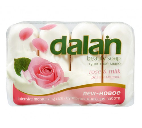 Мыло туалетное Dalan Beauty Роза и молоко (4х90 гр)