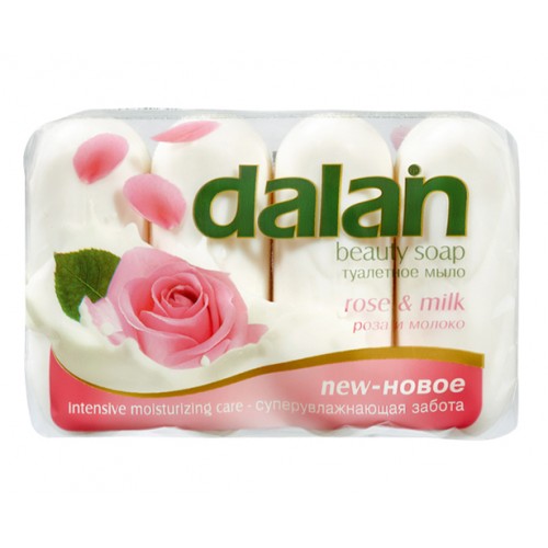 Мыло туалетное Dalan Beauty Роза и молоко (4х90 гр)