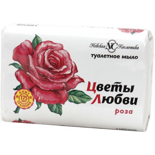Мыло туалетное Цветы Любви Роза (90 гр)
