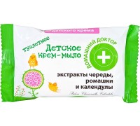 Крем-мыло Домашний доктор Экстракты череды, ромашки и календулы (70 гр)