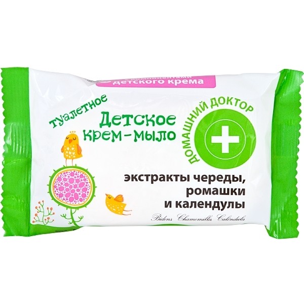 Крем-мыло Домашний доктор Экстракты череды, ромашки и календулы (70 гр) Крем-мыло Домашний доктор Экстракты череды, ромашки и календулы (70 гр)