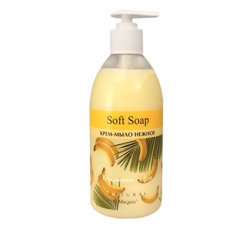 Крем-мыло Magrav Soft Soap Банановое суфле (530 мл)