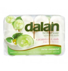 Мыло туалетное Dalan Beauty Огурец и молоко (4х90 гр)