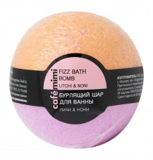 Бурлящий шарик для ванны Cafe Mimi Личи и нони (120 гр)