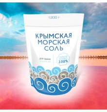 Соль для ванн Крымская морская Натуральная (1.2 кг)