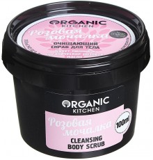 Скраб для тела Organic Kitchen Розовая мочалка Очищающий (100 мл)