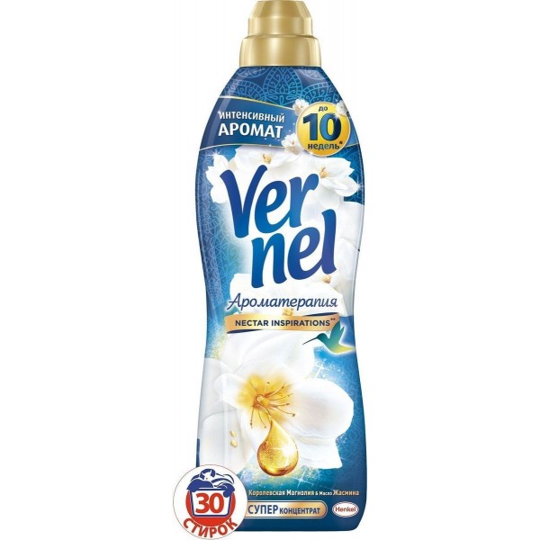 Кондиционер для белья Vernel Ароматерапия Магнолия и Жасмин (910 мл)