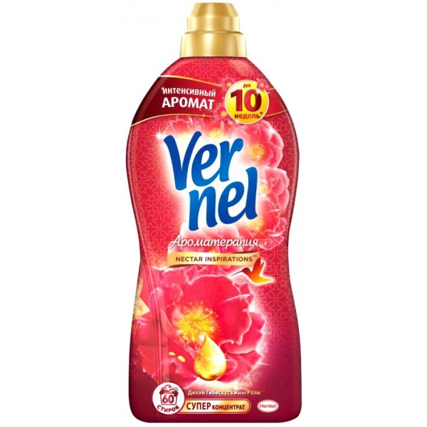 Кондиционер для белья Vernel Гибискус и роза (1.82 л) Кондиционер для белья Vernel Гибискус и роза (1.82 л)
