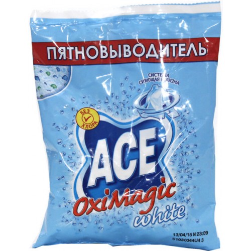 Пятновыводитель ACE Oxi Magic White (200 гр)