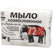 Мыло хозяйственное 72% Универсальное (4х100 гр)