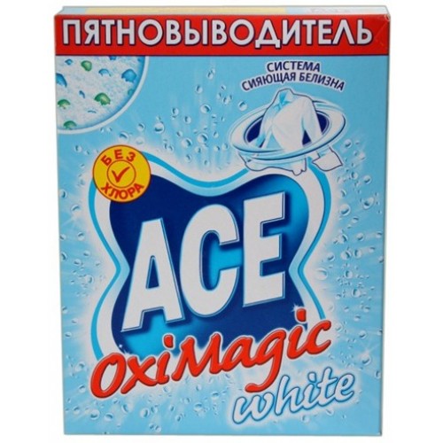 Пятновыводитель ACE Oxi Magic White (500 гр)