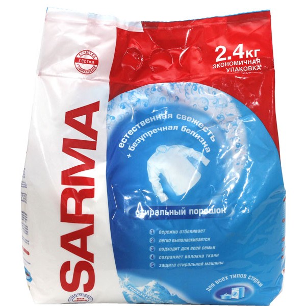 Стиральный порошок Sarma Универсальный Горная свежесть (2.4 кг)