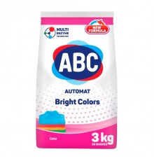 Стиральный порошок ABC Яркие цвета (3 кг)