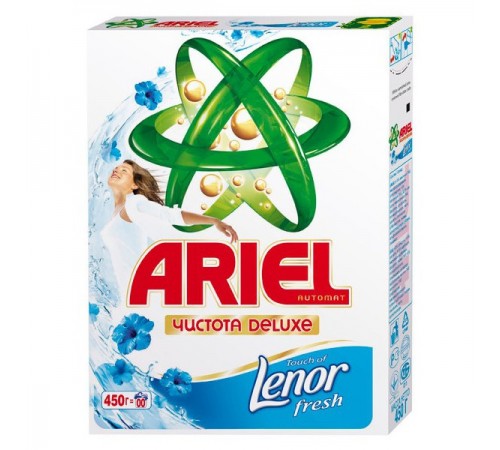 Стиральный порошок Ariel Автомат Воздушная свежесть Lenor Effect (450 гр)