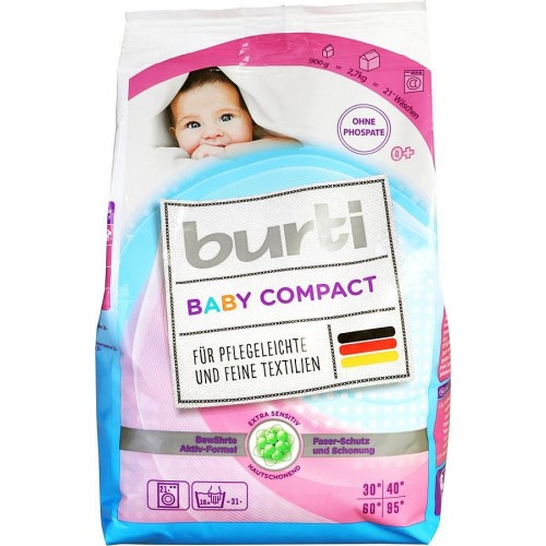 Стиральный порошок Burti Compact Baby для детского белья (900 гр)