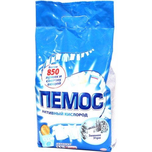 Стиральный порошок Пемос Активный Кислород Зимнее утро (5.5 кг)