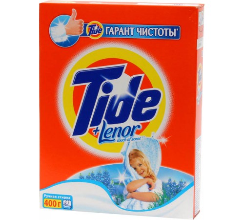 Стиральный порошок Tide 2в1 Lenor Touch of Scent (400 гр)