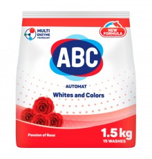 Стиральный порошок ABC Аромат розы (1.5 кг)