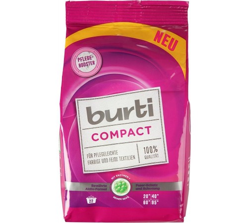 Стиральный порошок Burti Compact для цветного и тонкого белья (1.1 кг)