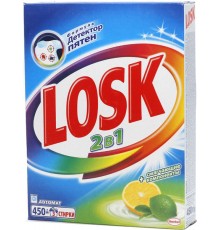 Стиральный порошок Losk Автомат Лимон 2в1 (450 гр)