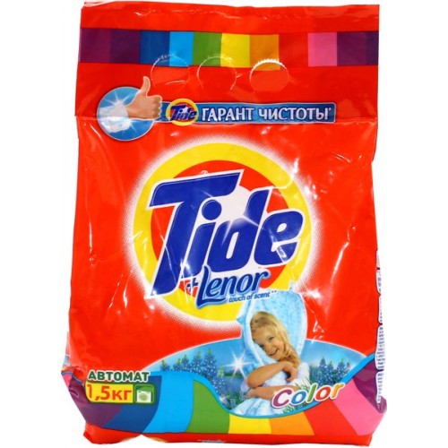 Стиральный порошок Tide Автомат Color Lenor Touch of Scent (1.5 кг)