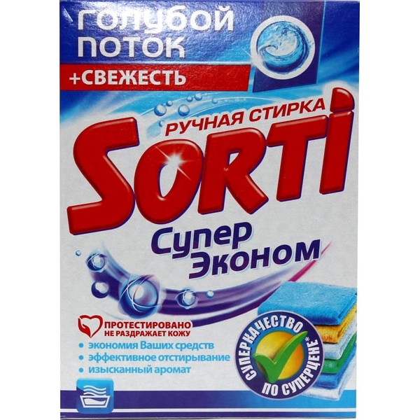 Стиральный порошок Sorti Ручная стирка Супер эконом (350 гр) Стиральный порошок Sorti Ручная стирка Супер эконом (350 гр)