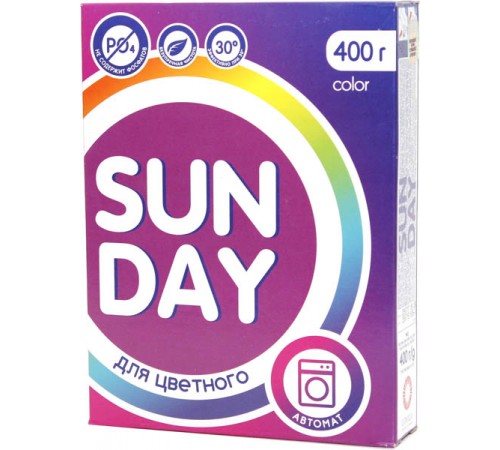 Стиральный порошок Sunday Color Aвтомат (400 гр)