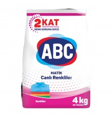 Стиральный порошок ABC Яркие цвета (4 кг)